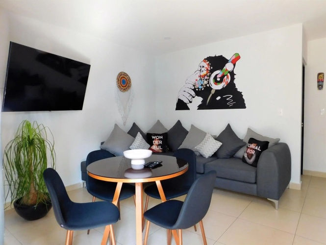 Lindo apartamento nuevo amueblado