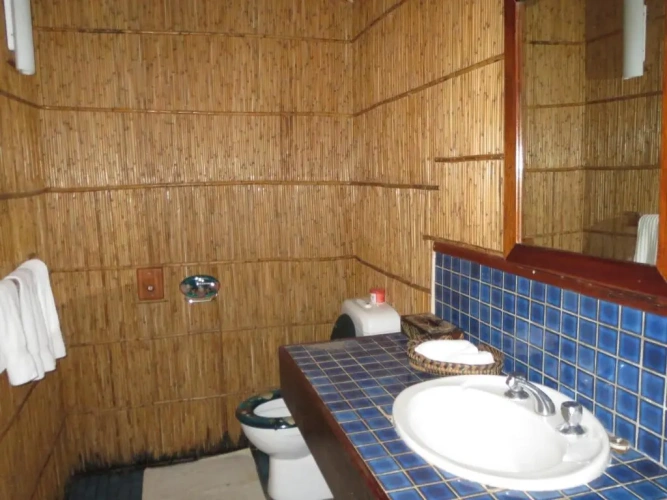 Bed in Dorm with balcony and with view