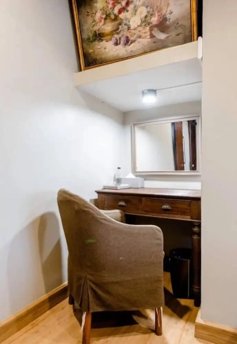 Studio with balcony