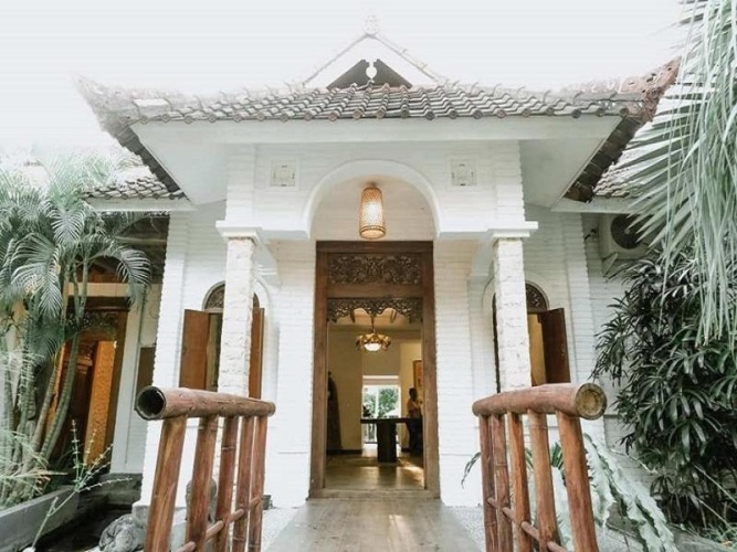 Outside