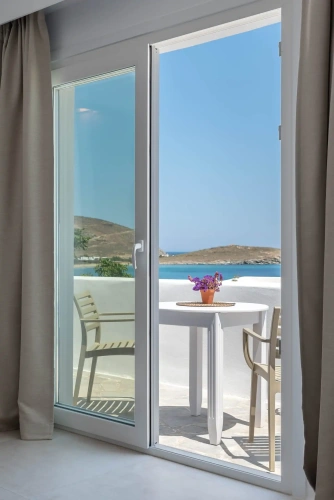 Twin Studio with balcony and with sea view