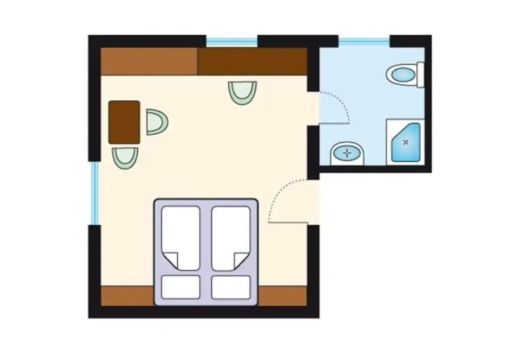 Standard Double room with balcony