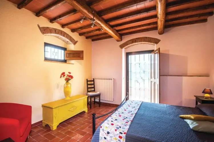 Home Elena private garden Chianti view
