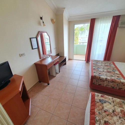 Studio with balcony and with view