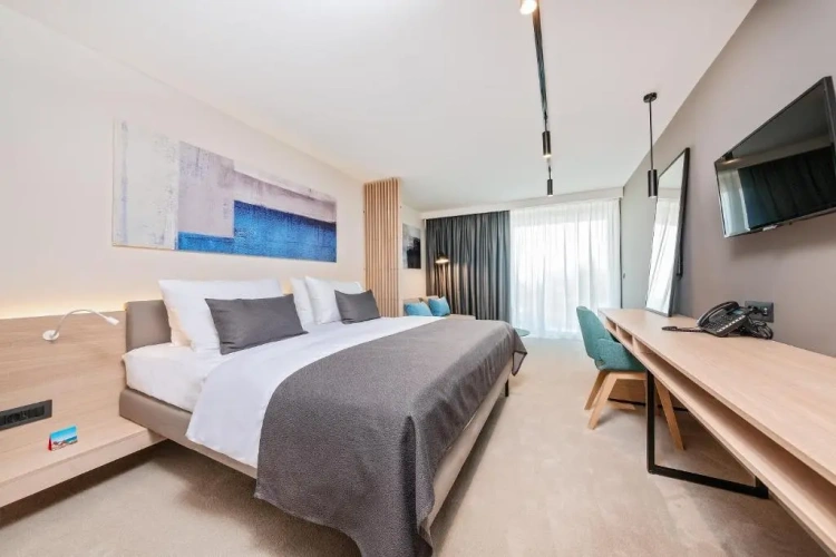 Premium Double Family room with balcony and with sea view