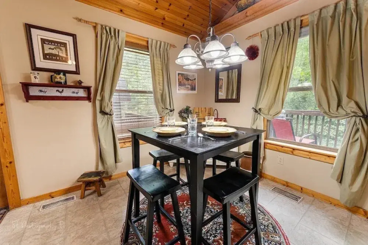 3 Bears One-Level Open Floor Plan Cabin with Pool Table by RedAwning