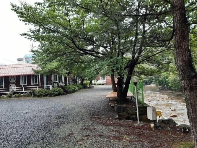 Outside