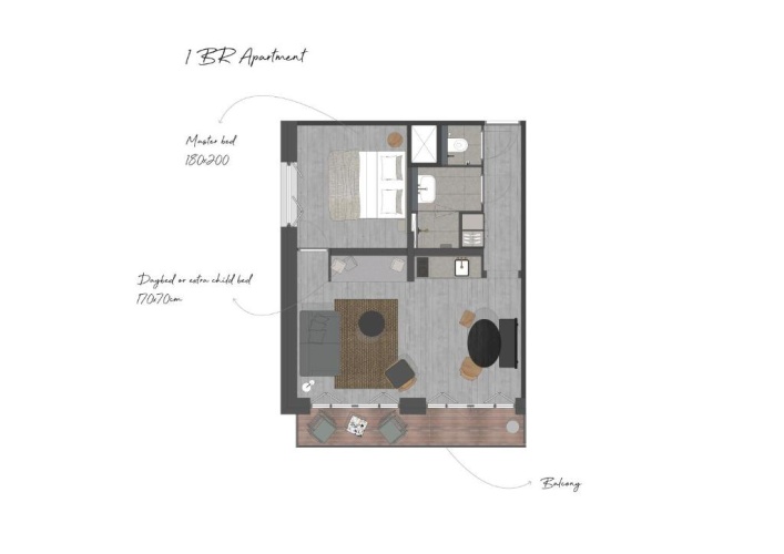 1 Bedroom Apartment