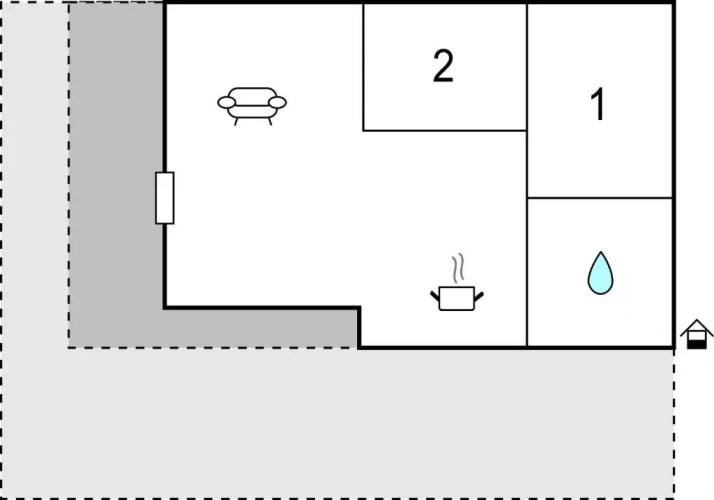 2 Bedrooms Cottage