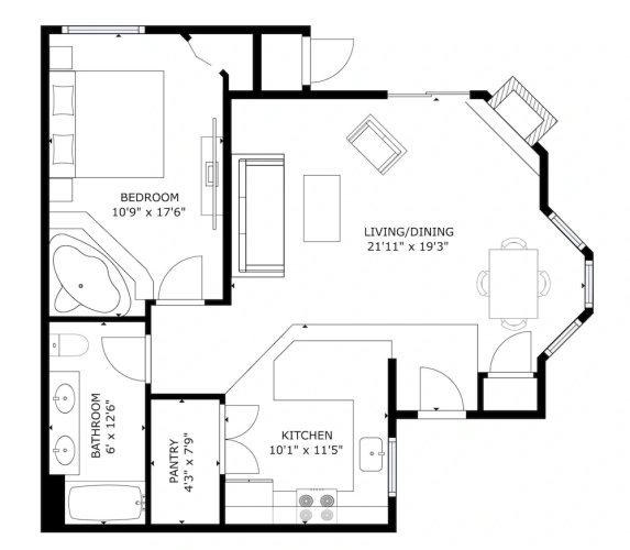 1 Bedroom Standard room