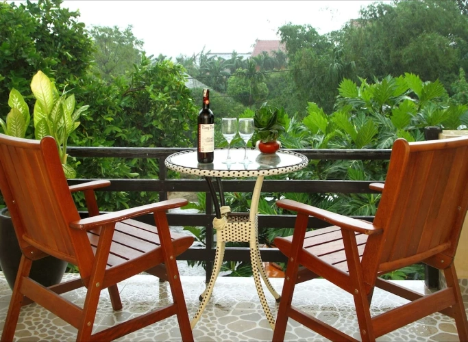 Standard Family room with balcony and with garden view