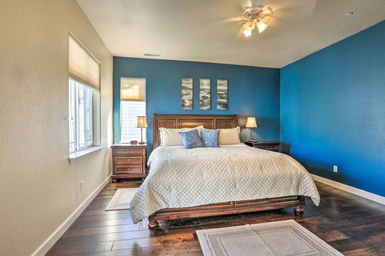 Private Dock & Balcony: Waterfront Sparks Home