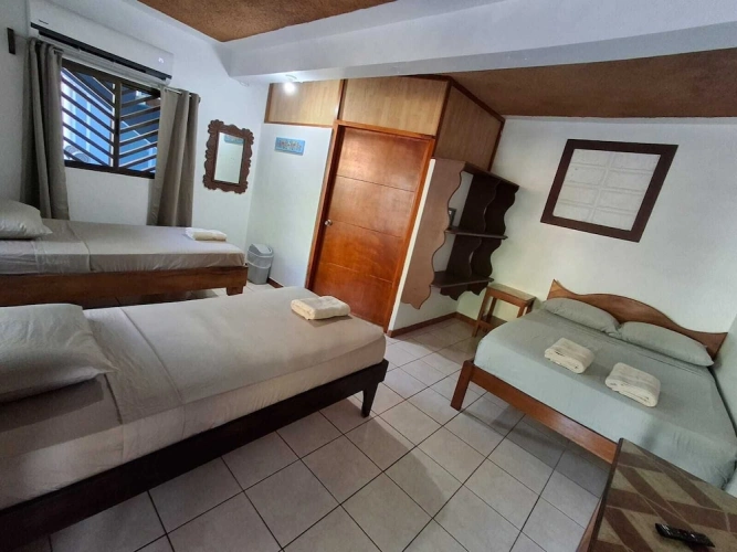 Standard Quadruple room with balcony