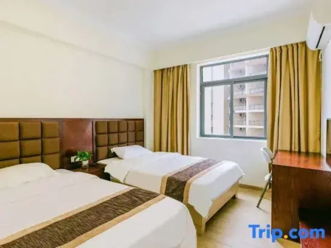 2 Bedrooms Standard Family room with balcony and with partial sea view