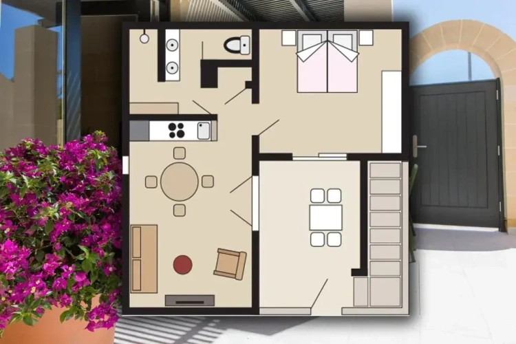 1 Bedroom Bungalow