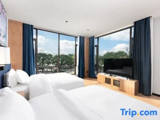Standard Twin room with river view