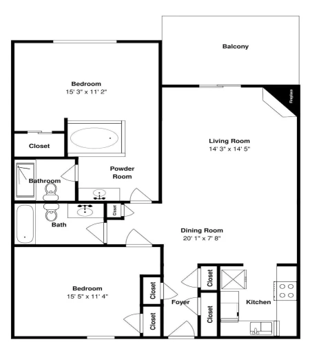 2 Bedrooms Standard room