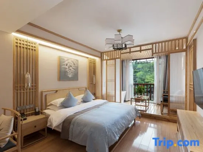 Deluxe Double room with balcony and with river view