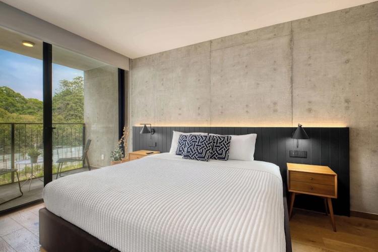 Double Apartment with balcony and with city view
