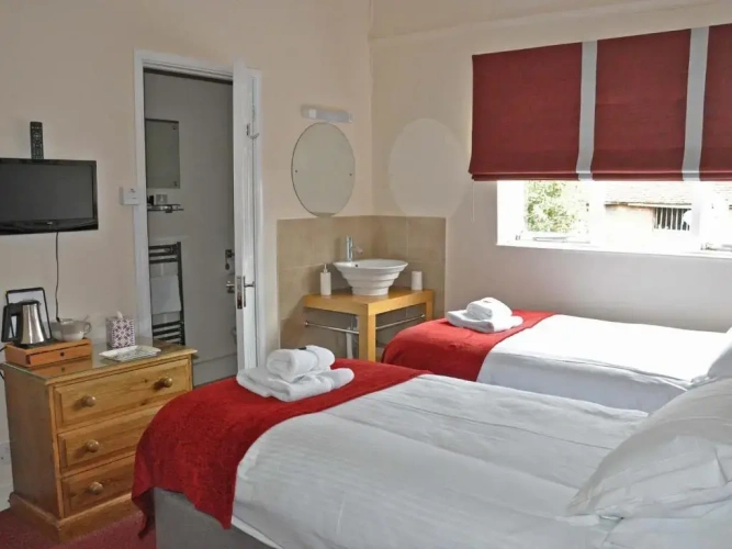 Standard Twin room with garden view
