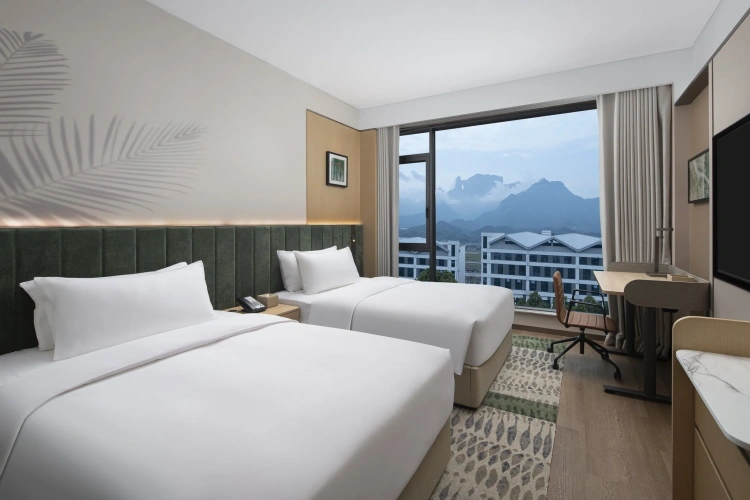 Standard Twin room with mountain view
