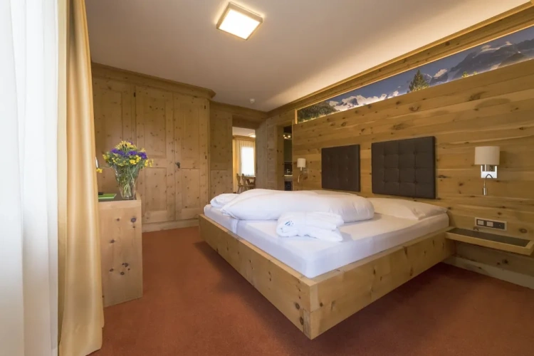 2 Bedrooms Standard Family room with mountain view