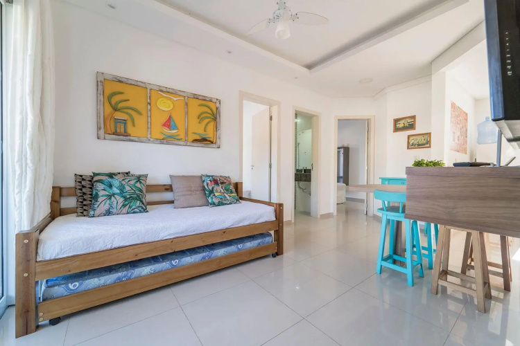 Aluguel Apartamento 2 Quartos 50m Do Mar Bombas Sc