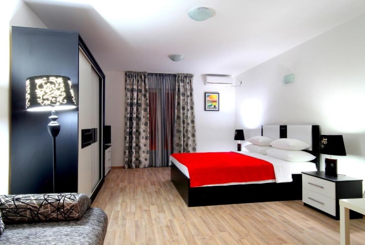 Studio with balcony and with view