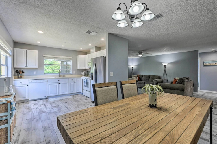 Lanai & Pond at Tranquil Bradenton Retreat!