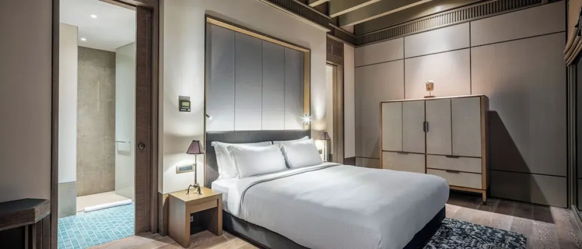 Grand Double Suite with balcony and with garden view