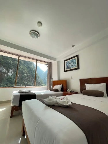 1 Bedroom Standard Twin room with mountain view