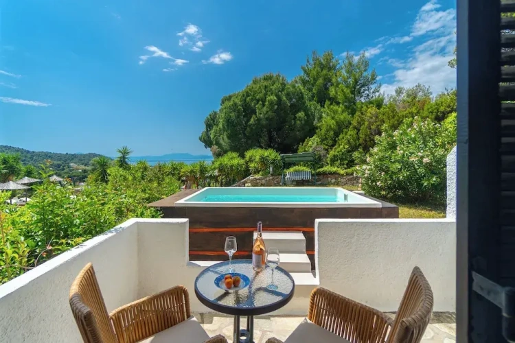 Deluxe room with balcony and with garden view