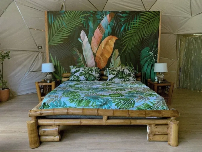 Luxury Double room with balcony and with garden view