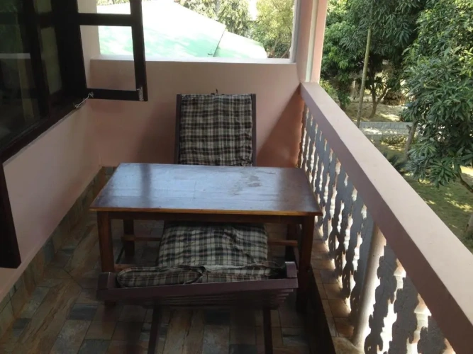 Deluxe Double room with balcony and with garden view