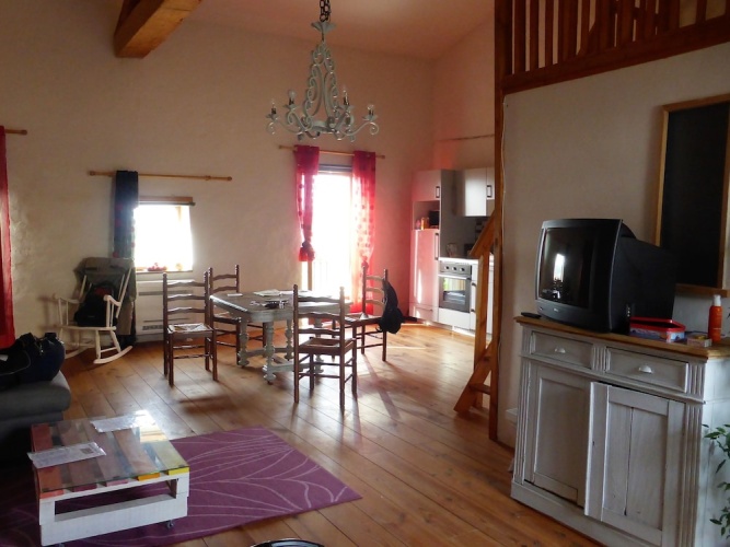 Cottage with balcony