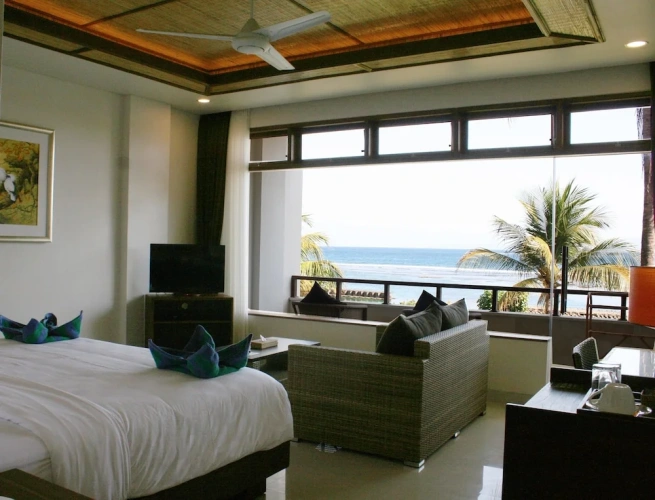 Deluxe Double room with balcony and with ocean view