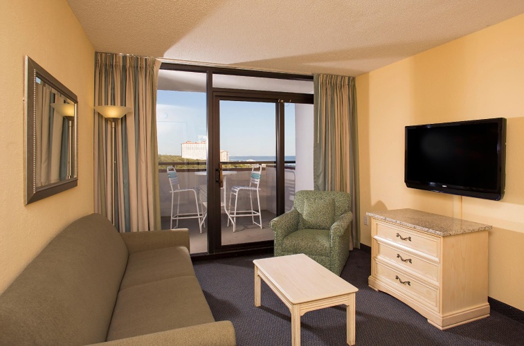 2 Bedrooms Suite with balcony and with ocean view