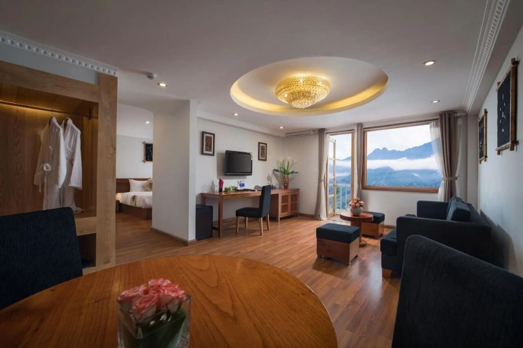 Standard Double room with balcony and with view