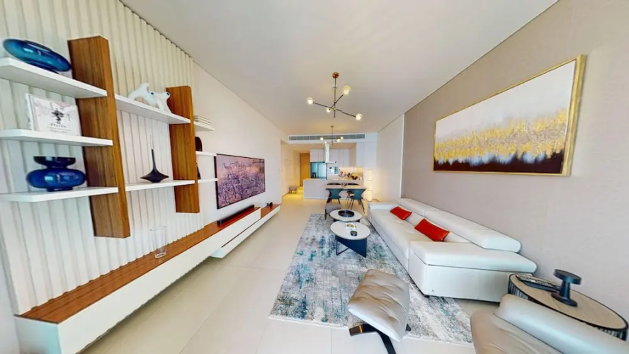 2BR Beachfront Apt w Ain Dubai Views at JBR