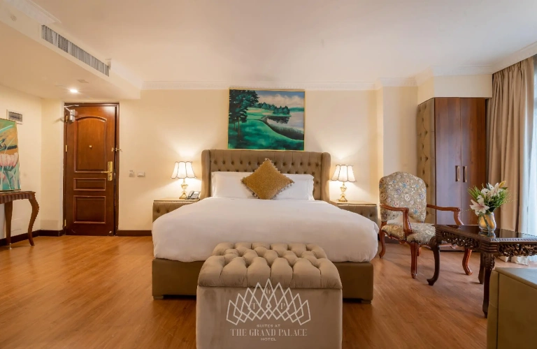 Deluxe Double Family room with park view