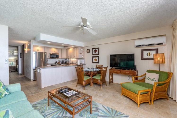 Papakea L207 Ocean Front 1 Bedroom 1 Condo by RedAwning