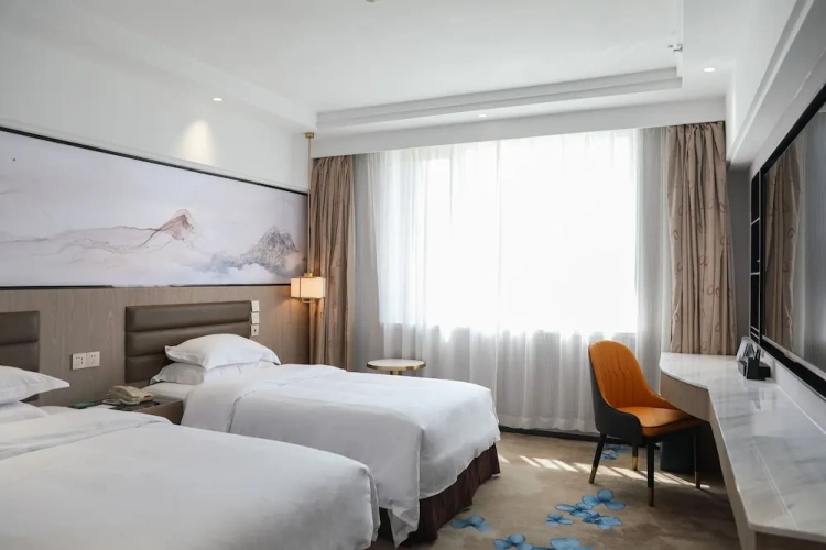 Elegant Twin room with city view