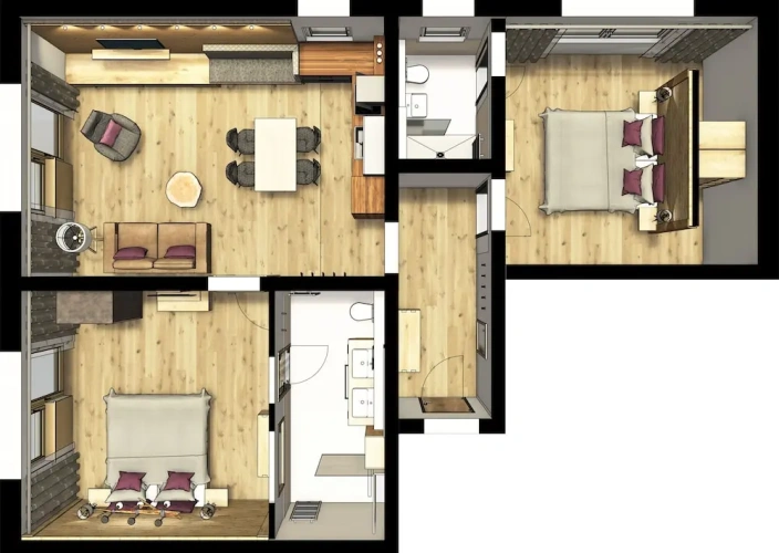2 Bedrooms Comfort Apartment