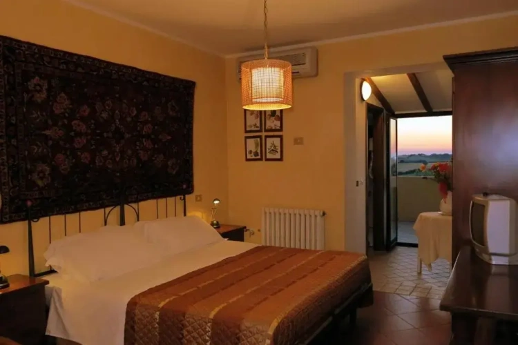 Standard Double room with balcony and with view