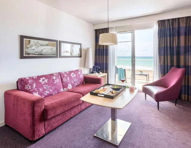 Deluxe Double room with balcony and with sea view