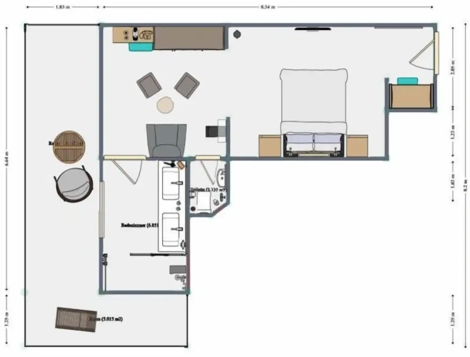 Standard Double Club room with balcony