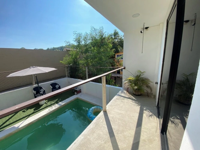 Economy Double room with pool view