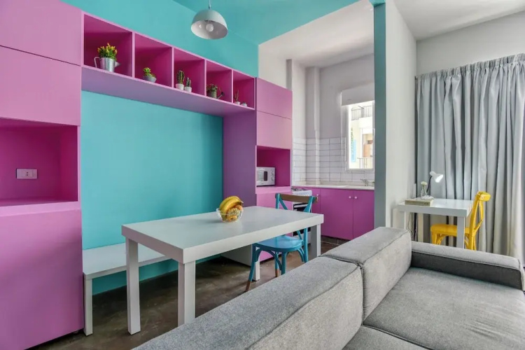 The Pop House 2-BR Apt in Mar Mkhayel