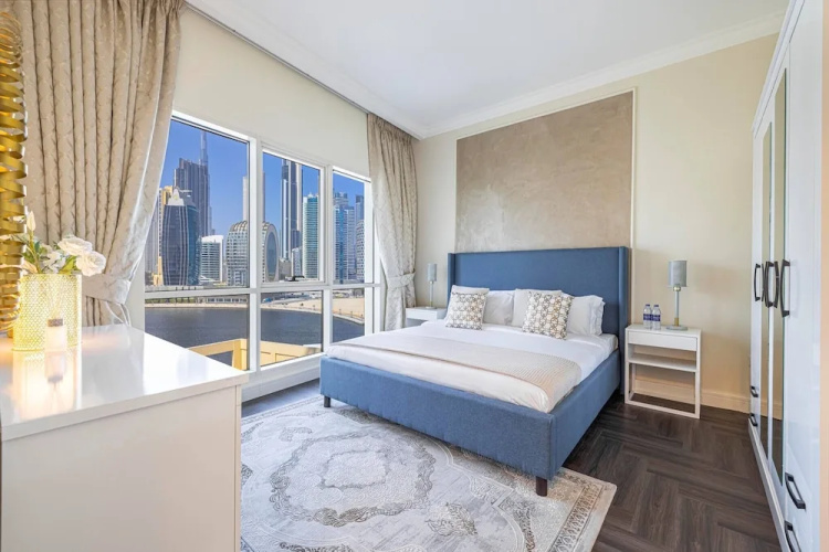 Stylish 1br - Extra Bed With Burj Khalifa View