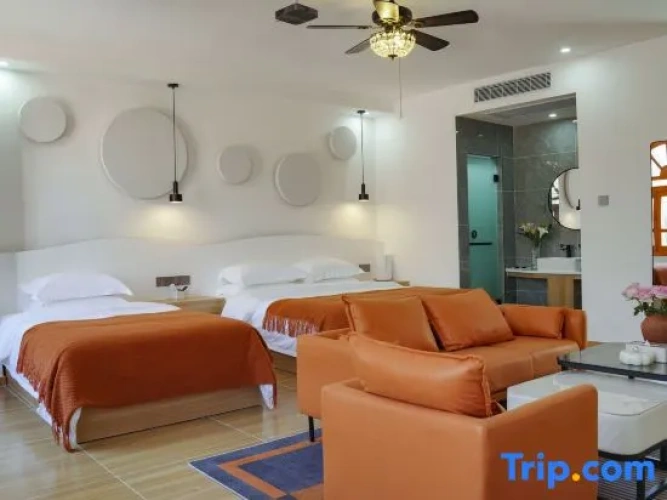 Business Family room with street view